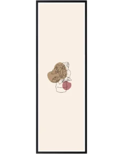 Posterrahmen 50 x 150 cm Holzdekor schwarz