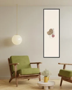 Posterrahmen 50 x 150 cm Holzdekor schwarz