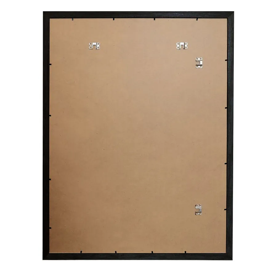 Posterrahmen 70 x 100 cm Holzdekor schwarz