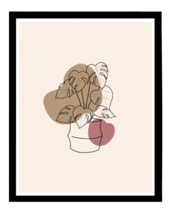 Posterrahmen 80 x 100 cm Holzdekor Schwarz