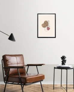 Posterrahmen 45 x 60 cm Holzdekor Schwarz
