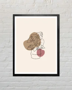 Posterrahmen 45 x 60 cm Holzdekor Schwarz