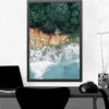 Posterrahmen 61 x 91,5 cm Holzdekor schwarz