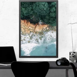 Posterrahmen 61 x 91,5 cm Holzdekor schwarz