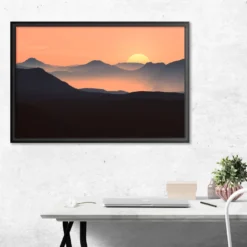 Posterrahmen 61 x 91,5 cm Holzdekor schwarz