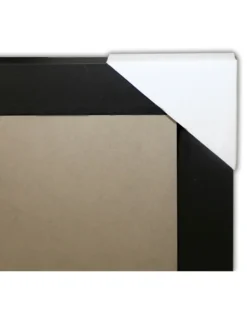 Posterrahmen 60 x 180cm Holzdekor schwarz, aus MDF