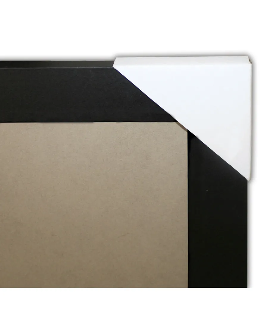 Posterrahmen 60 x 180cm Holzdekor schwarz, aus MDF