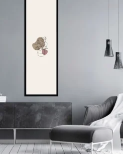 Posterrahmen 60 x 180cm Holzdekor schwarz, aus MDF