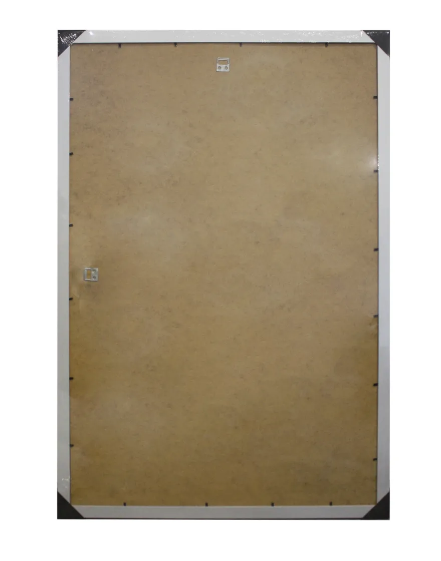 Posterrahmen 61 x 91,5 cm Holzdekor silber 3er Set