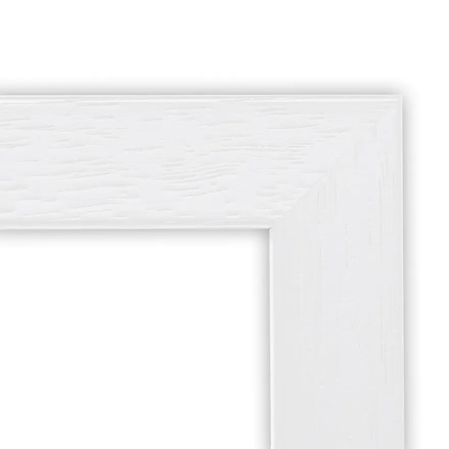 Posterrahmen 60 x 90 cm Holzdekor Weiß