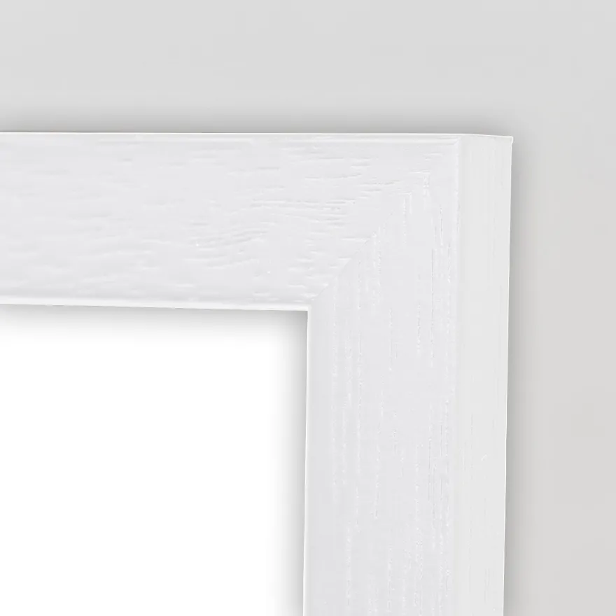 Posterrahmen 60 x 90 cm Holzdekor Weiß
