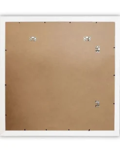 Posterrahmen 90 x 90cm Holzdekor weiß