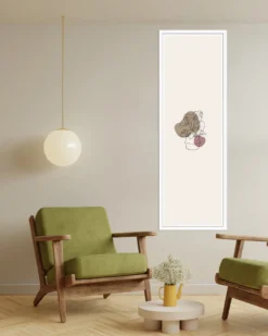 Posterrahmen 60 x 180cm Holzdekor weiß, aus MDF