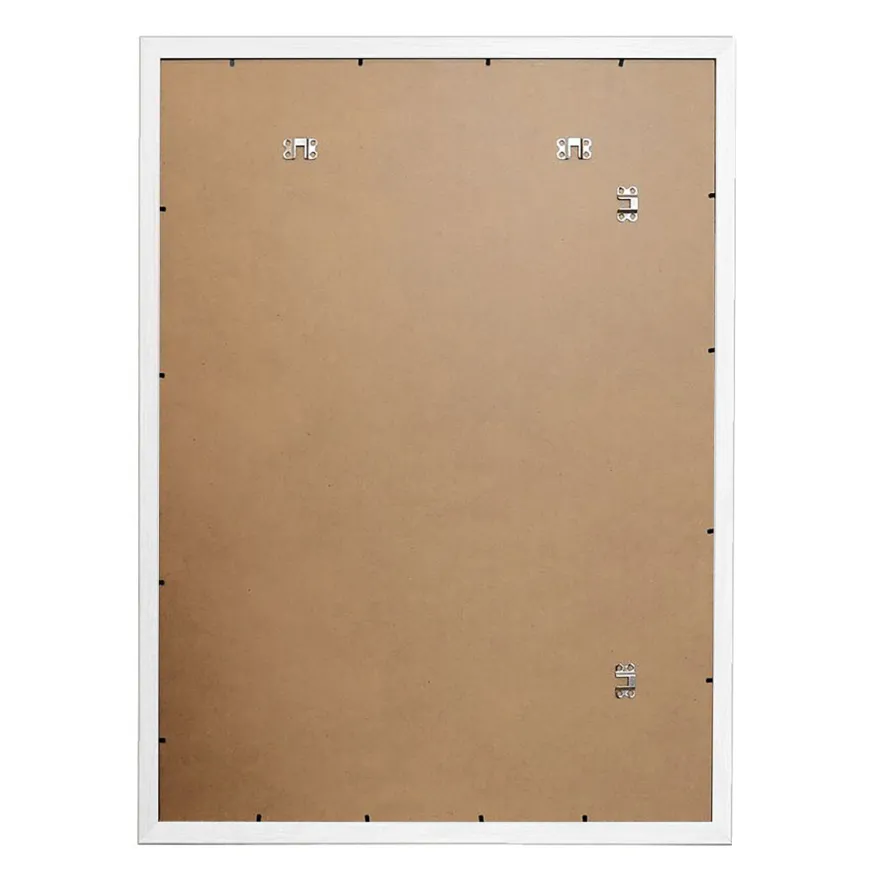 Posterrahmen 68 x 98 cm Holzdekor weiß