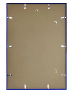 Posterrahmen 50 x 70 cm Kunststoff Blau