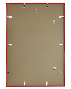 Posterrahmen 50 x 70 cm Kunststoff Rot