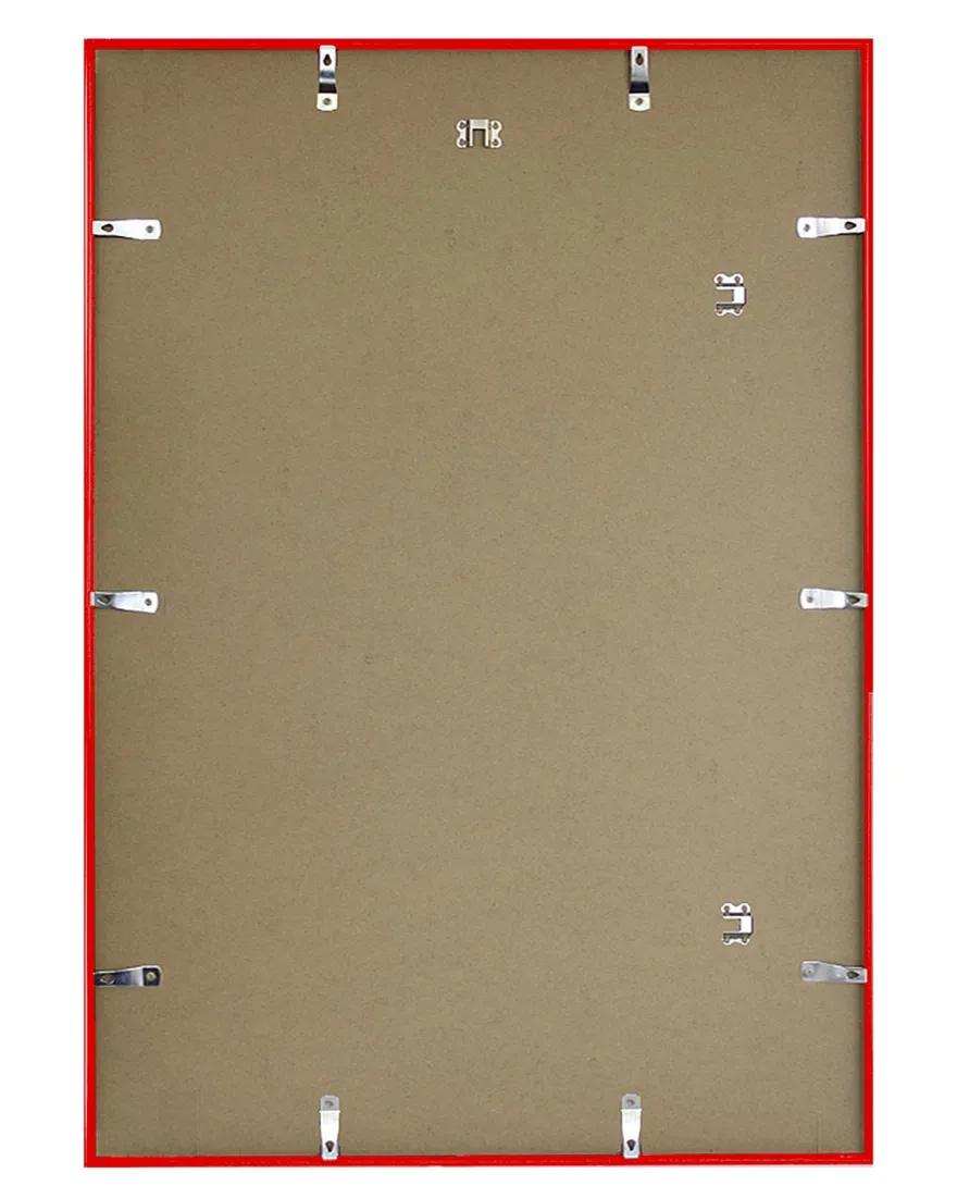 Posterrahmen 50 x 70 cm Kunststoff Rot