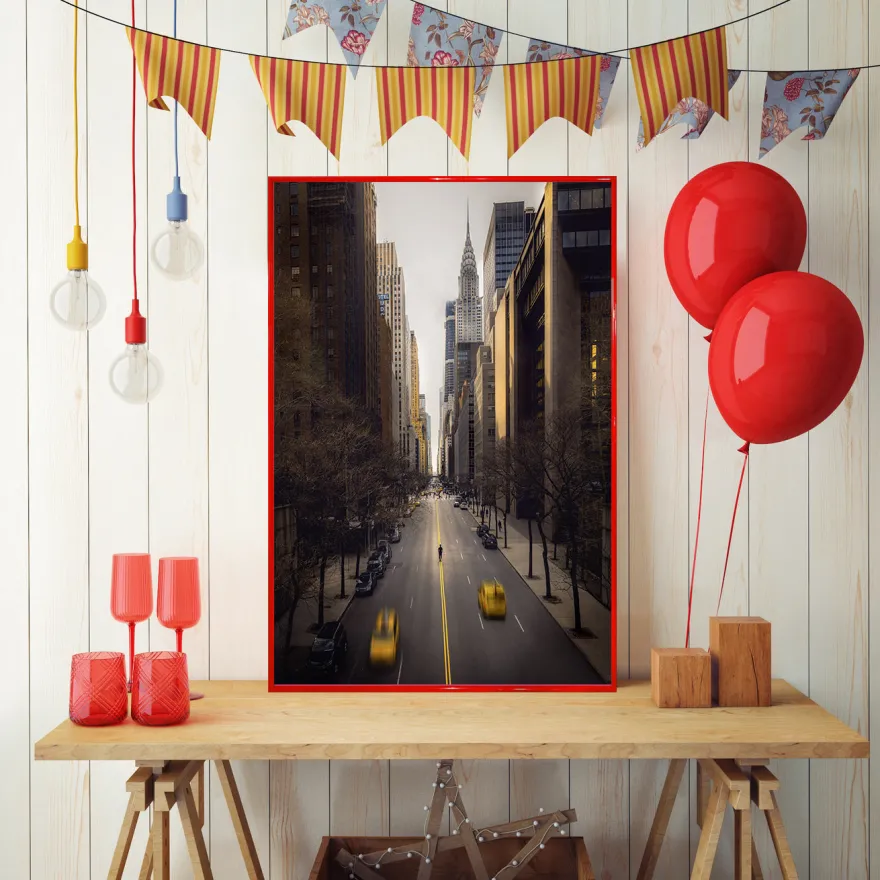 Posterrahmen 61 x 91,5cm Rot