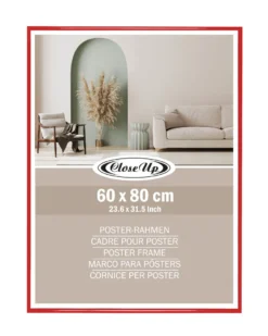 Posterrahmen 60 x 80 cm rot