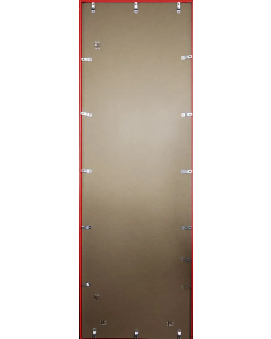 Posterrahmen 30,5 x 91,5 cm rot 4-er Set