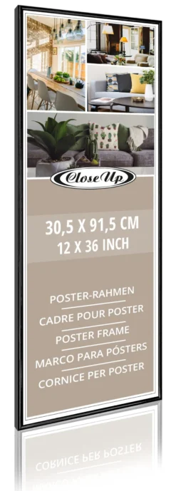 Posterrahmen 30,5 x 91,5 cm schwarz
