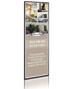 Posterrahmen 53 x 158 cm schwarz