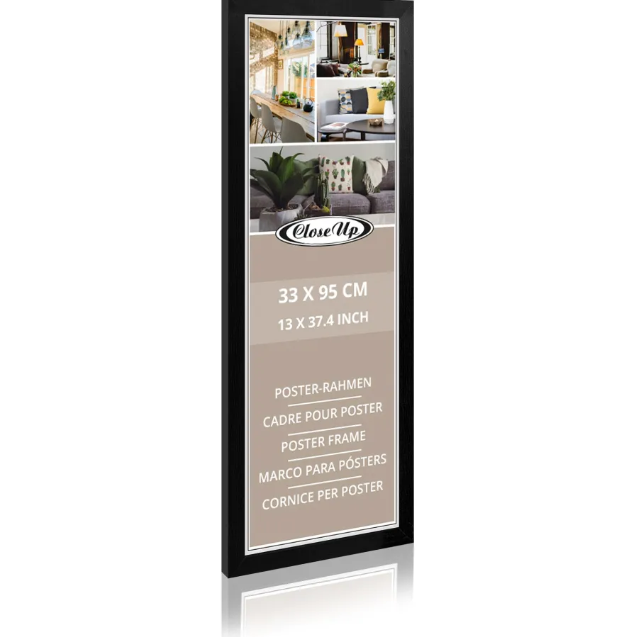 Posterrahmen 33 x 95 cm schwarz