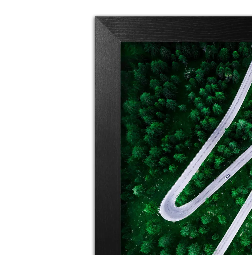 Posterrahmen 33 x 95 cm schwarz