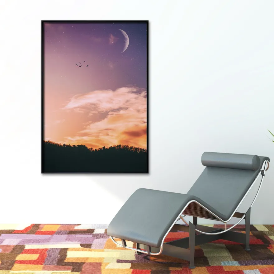 Posterrahmen 70 x 100 cm schwarz