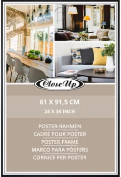 Posterrahmen 61 x 91,5 cm schwarz, 3er Set