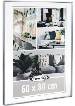 Posterrahmen 60 x 80 cm silber