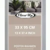 Posterrahmen 33 x 95 cm silber