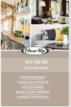 Posterrahmen 70 x 100cm silber