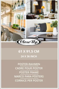 Posterrahmen 61 x 91,5 cm silber