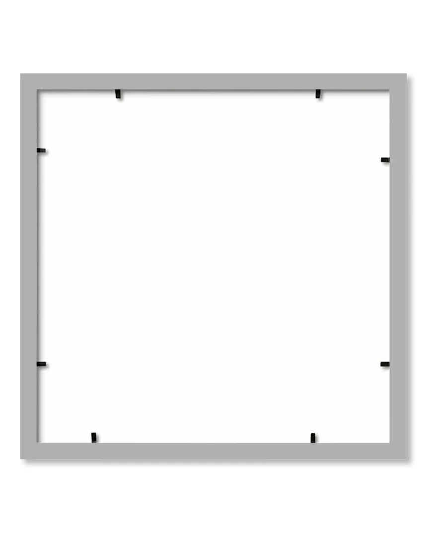 Posterrahmen 40x40 cm silber
