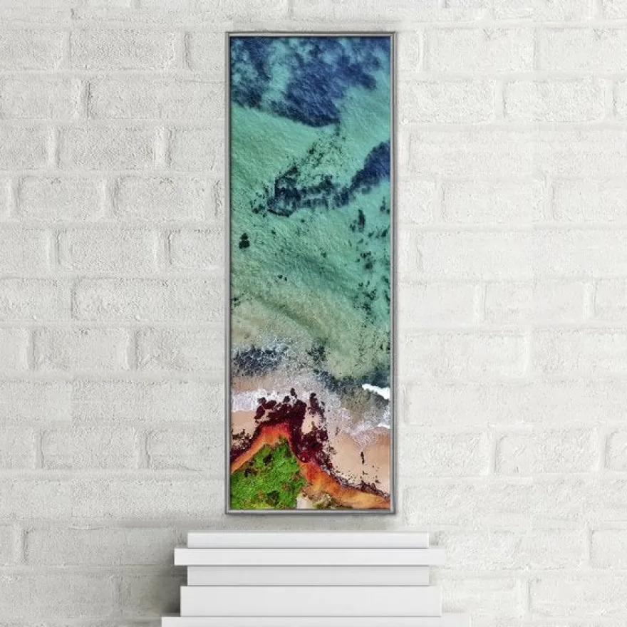 Posterrahmen 30,5 x 91,5 cm silber 4-er Set