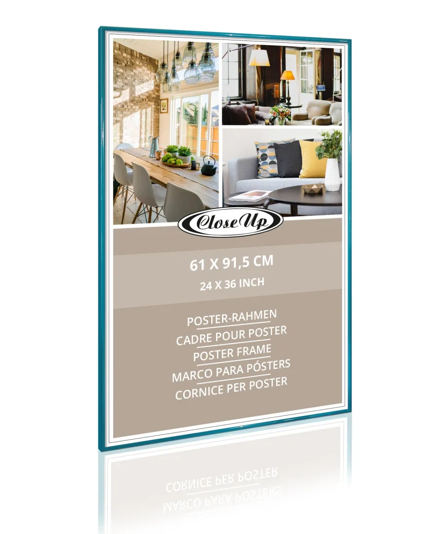 Posterrahmen 61 x 91,5cm türkis