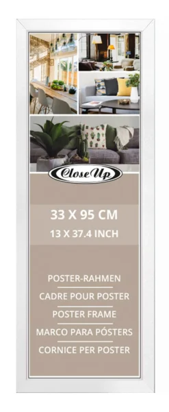 Posterrahmen 33 x 95 cm weiß
