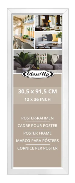 Posterrahmen 30,5 x 91,5 cm weiß