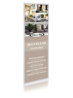 Posterrahmen 30,5 x 91,5 cm weiß