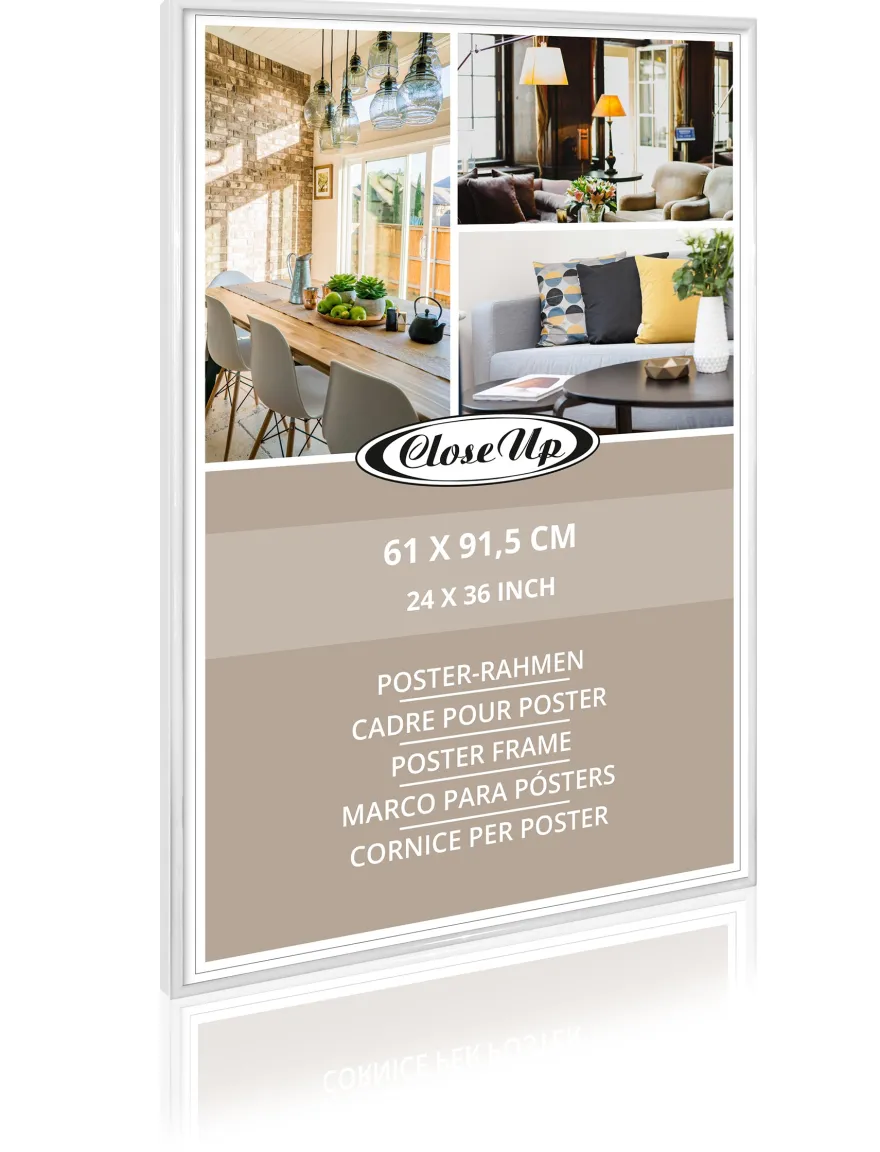 Posterrahmen 61 x 91,5 cm weiß