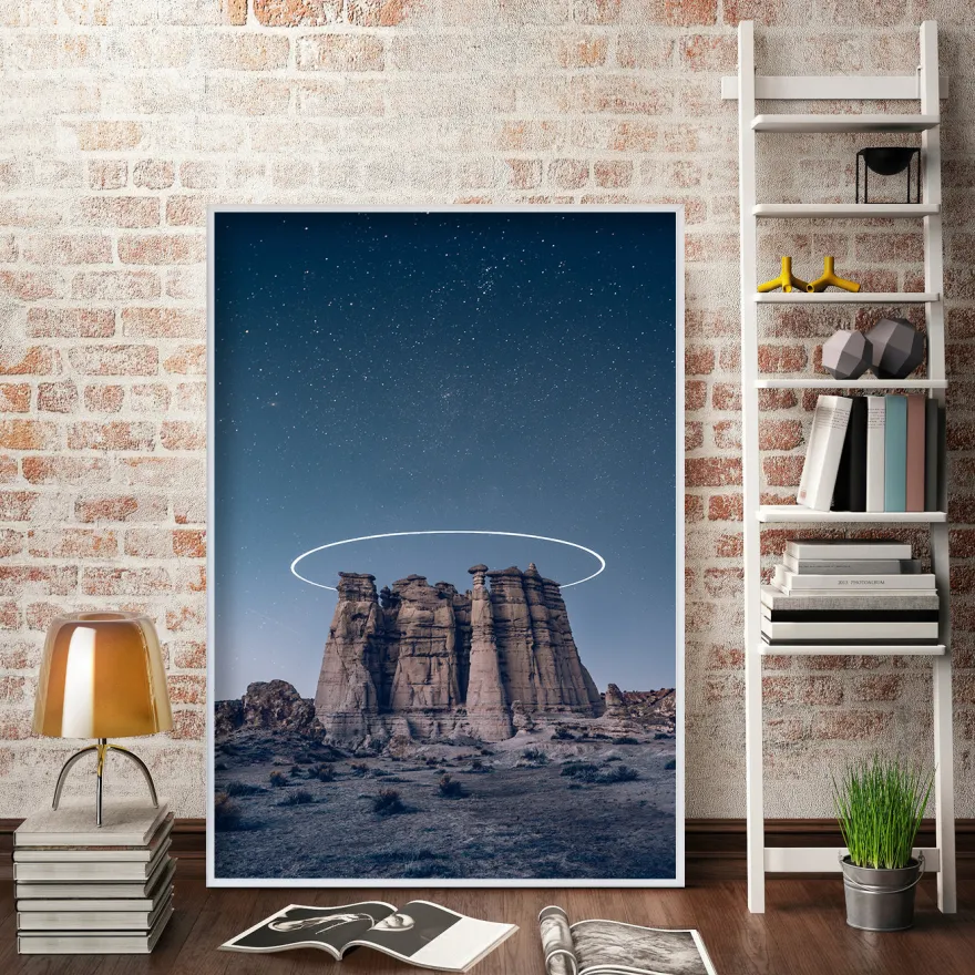 Posterrahmen 70 x 100 cm weiß