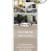 Posterrahmen 53 x 158 cm weiss