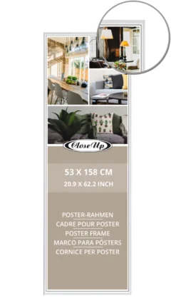 Posterrahmen 53 x 158 cm weiss