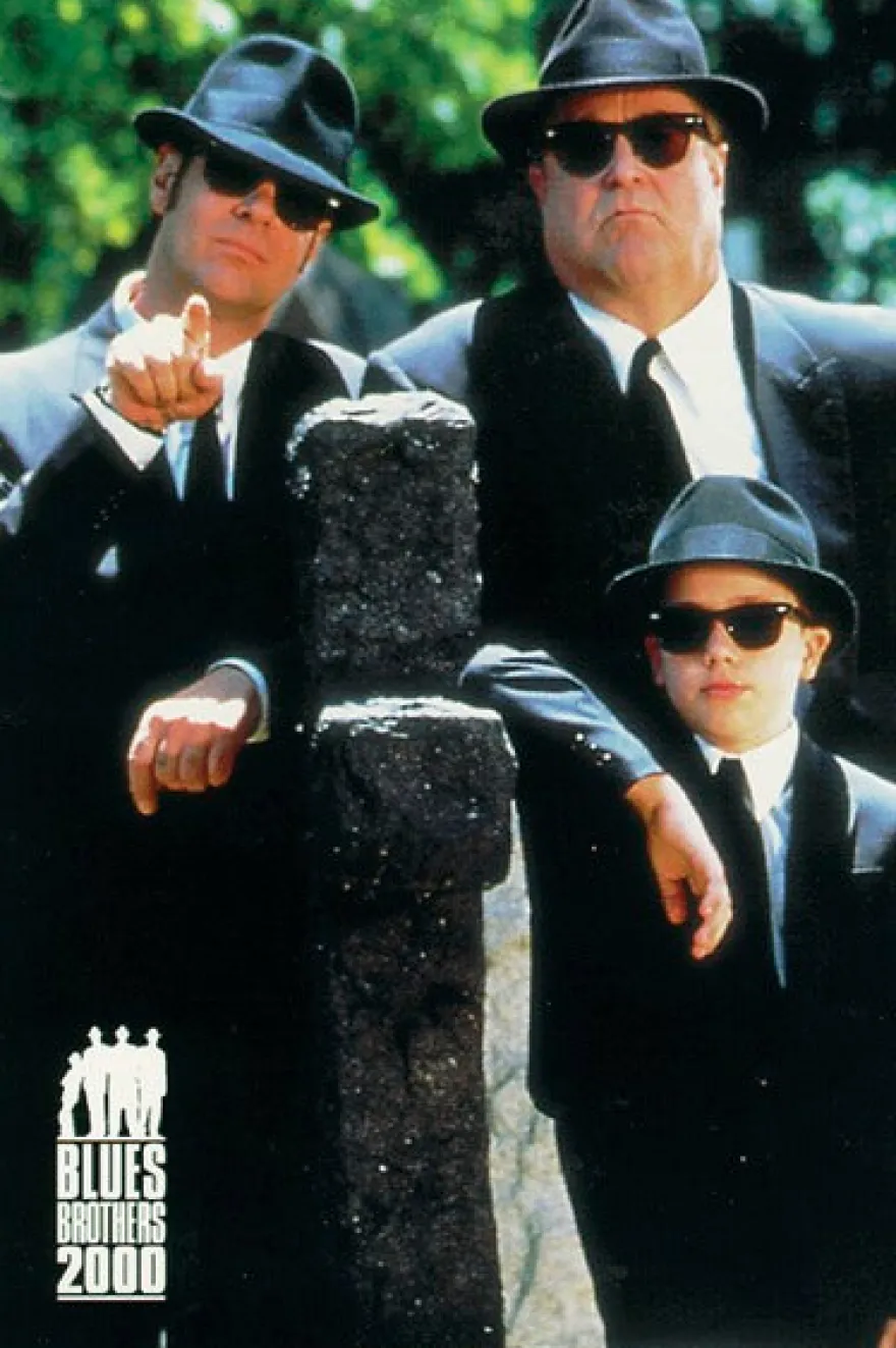 Postkarte Blues Brothers 2000