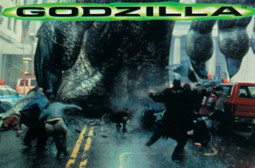 Postkarte Godzilla
