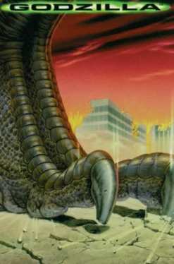 Postkarte Godzilla