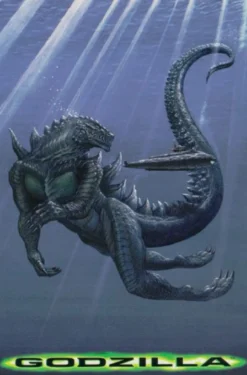 Postkarte Godzilla