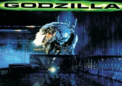 Postkarte Godzilla