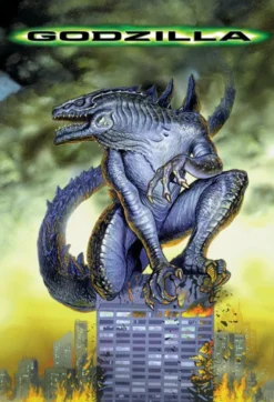Postkarte Godzilla